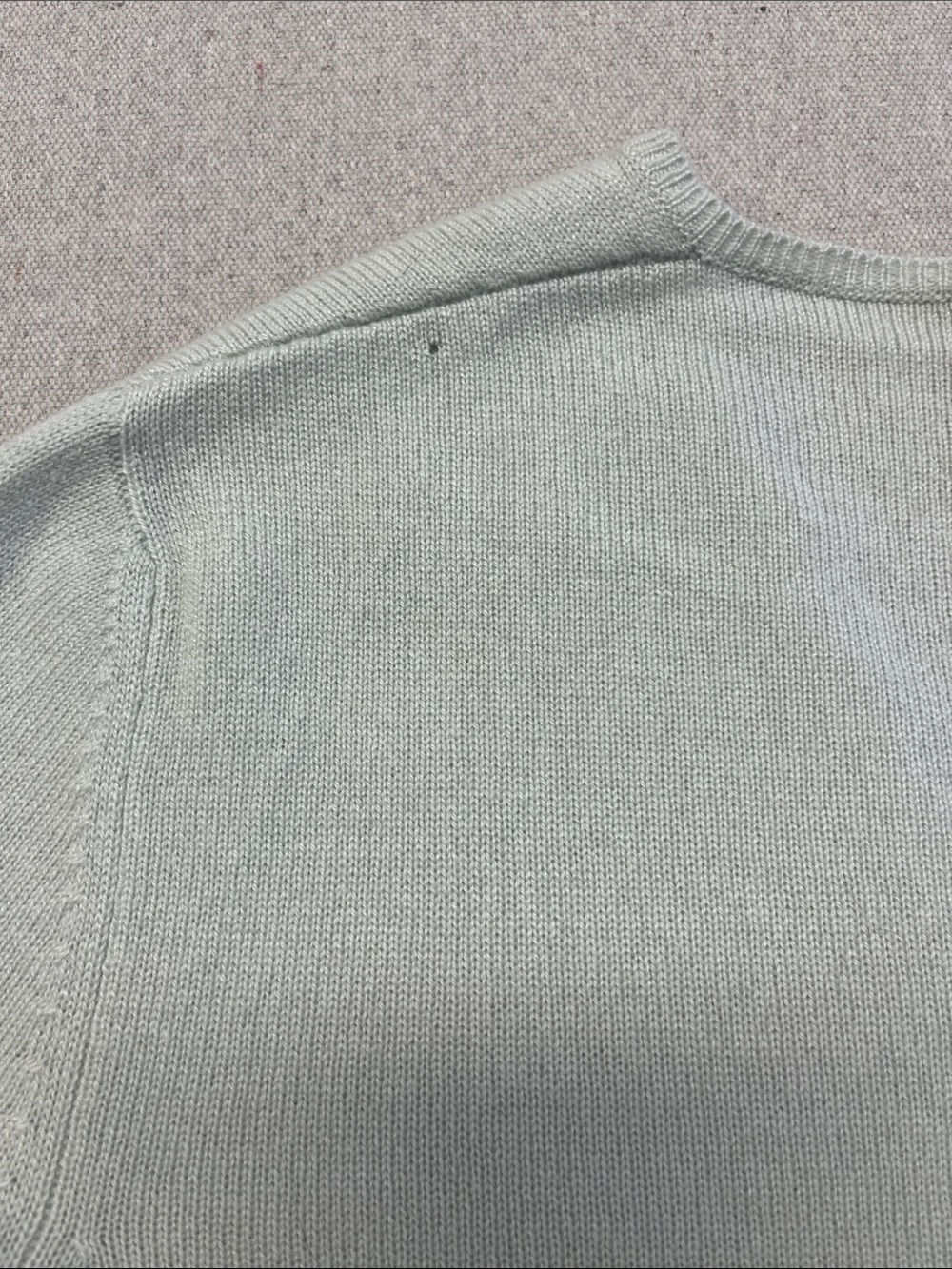 Italian 100% Cashmere Light Green Button Cardigan Sweater - Picture 13 of 14